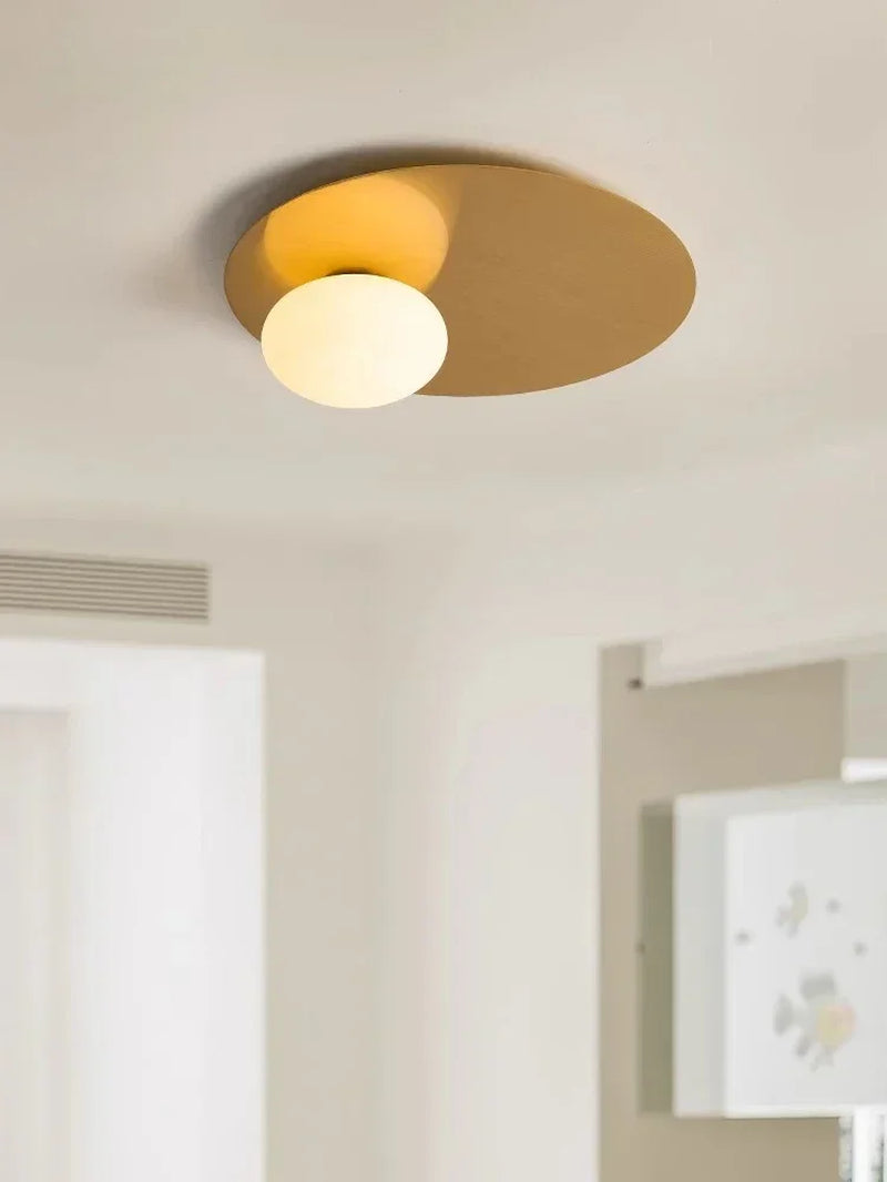 Nordic Minimalist round Metal Ceiling Light Bedroom Dining Room Home Decorations Corridor Aisle Led Ceiling Lamp Lustre Fixtures