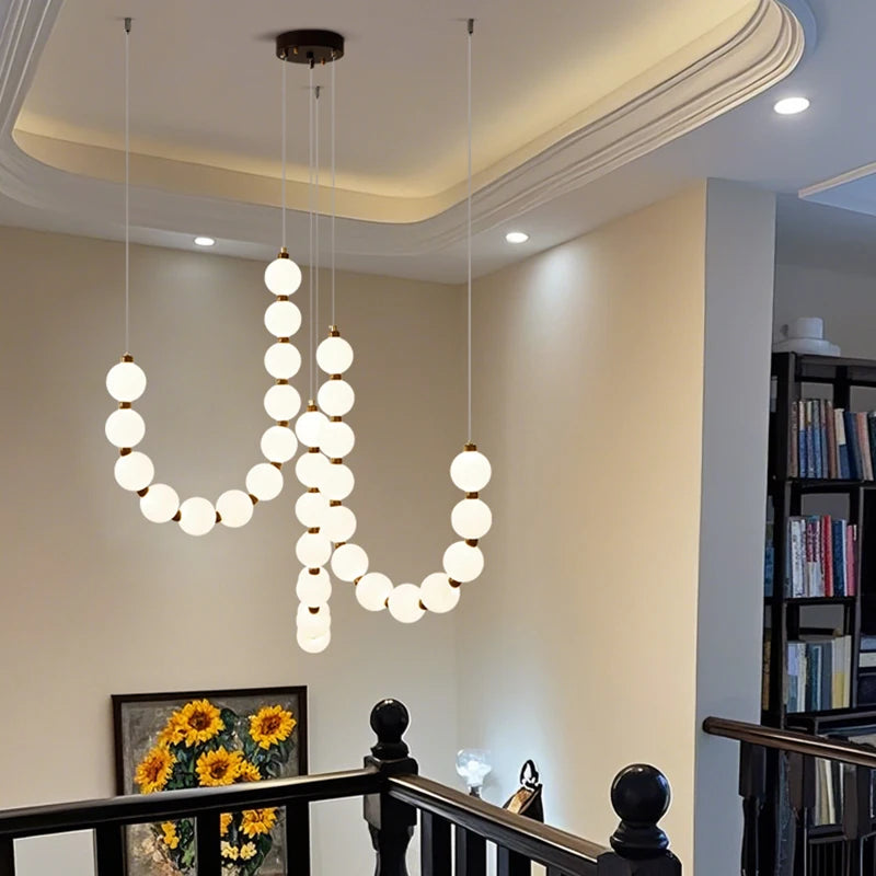 Nordic Style Home Decoration: Ceiling Lamps for the Living Room, Staircase Lamps, Hanging Lamps, Ceiling-Mounted Lamps, Indoor L
