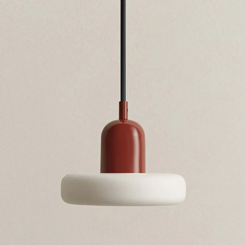 French Cream Style Glass Pendant Light Minimalist Bedside Lamp Bar Counter Restaurant Light Corridor Entrance Lighting Fixture