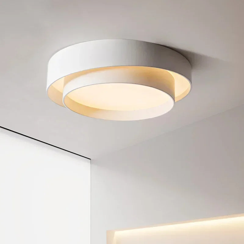 Nordic LED Ceiling Lamp Designer Living Dining Room Chandelier Lighting Creative Master Bedroom Ceiling Lights White Black Gray