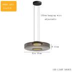 Italian Minimalist Glass Pendant Light Art Creative Modern Decoration LED Chandelier for Home Restaurant Bar Balcony Corridor