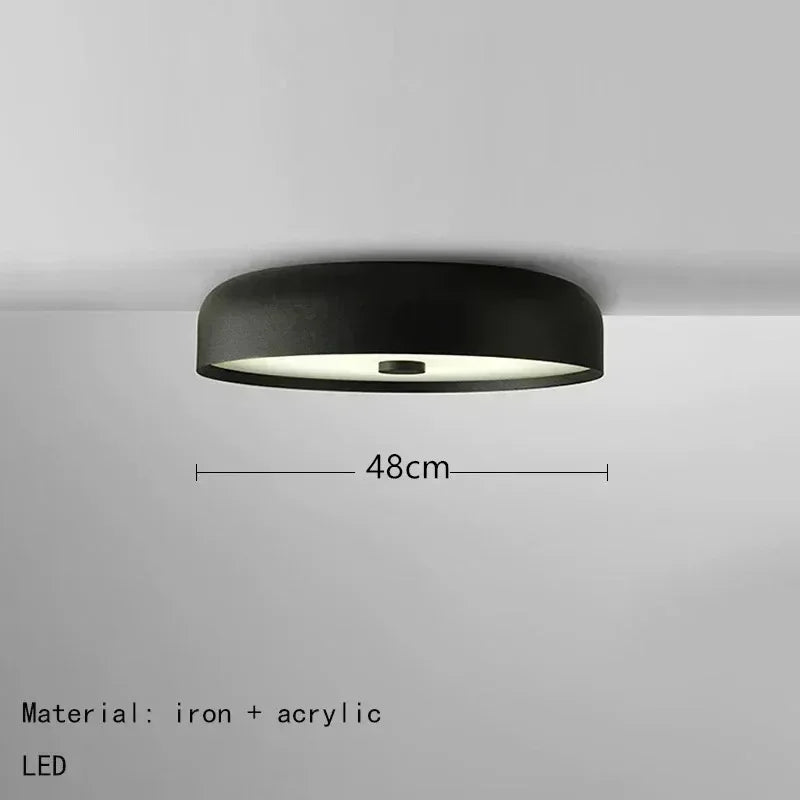 2025 Nordic round Ceiling Light Orange Minimalist Circle Lights for Kitchen Living Room Children'S Room Decor Hallway Aisle Lamp