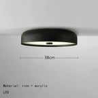 2025 Nordic round Ceiling Light Orange Minimalist Circle Lights for Kitchen Living Room Children'S Room Decor Hallway Aisle Lamp