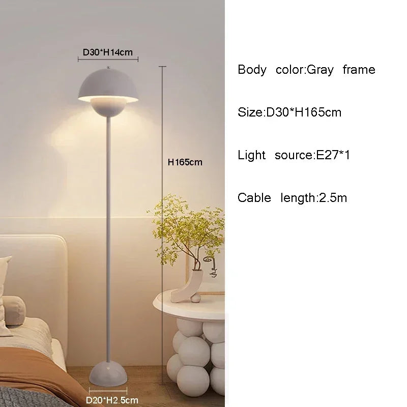Danish Bud Floor Lamp E27 Bulb Table Desk Light