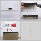 Nordic Style 120CM LED Long Wall Lamp Indoor Long LED Wall Light for Home Decoration Bedroom Living Room Sofa Background