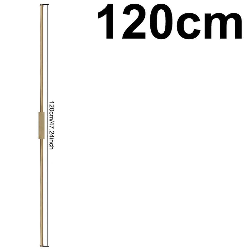 Nordic Style 120CM LED Long Wall Lamp Indoor Long LED Wall Light for Home Decoration Bedroom Living Room Sofa Background