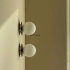 Nordic Globe Glass Wall Lamp Bathroom Mirror Front Minimalist Modern Bedroom Bed Sconce Lighting Fixtures Lamparas Home Decor