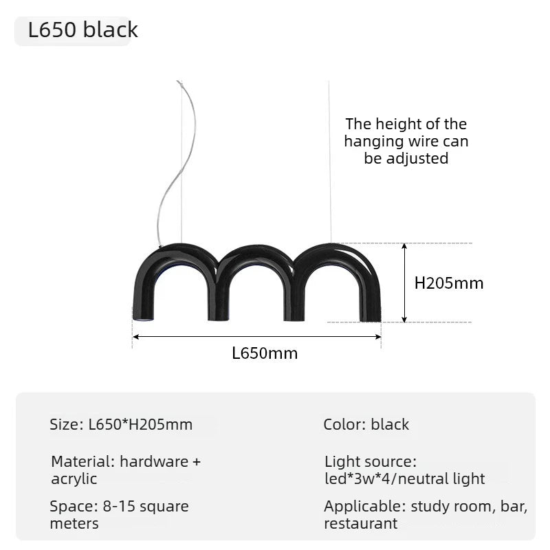 Modern LED Chandelier Minimalist Pendant Light for Restaurant Bar Living Room Kitchen Home Decor Indoor Lighting Hanging Lamp