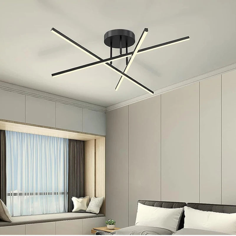 2026New Ceiling Lamp Nordic Modern LED Lamp Living Room Dining Room Bedroom Lights Ceiling Chandelier