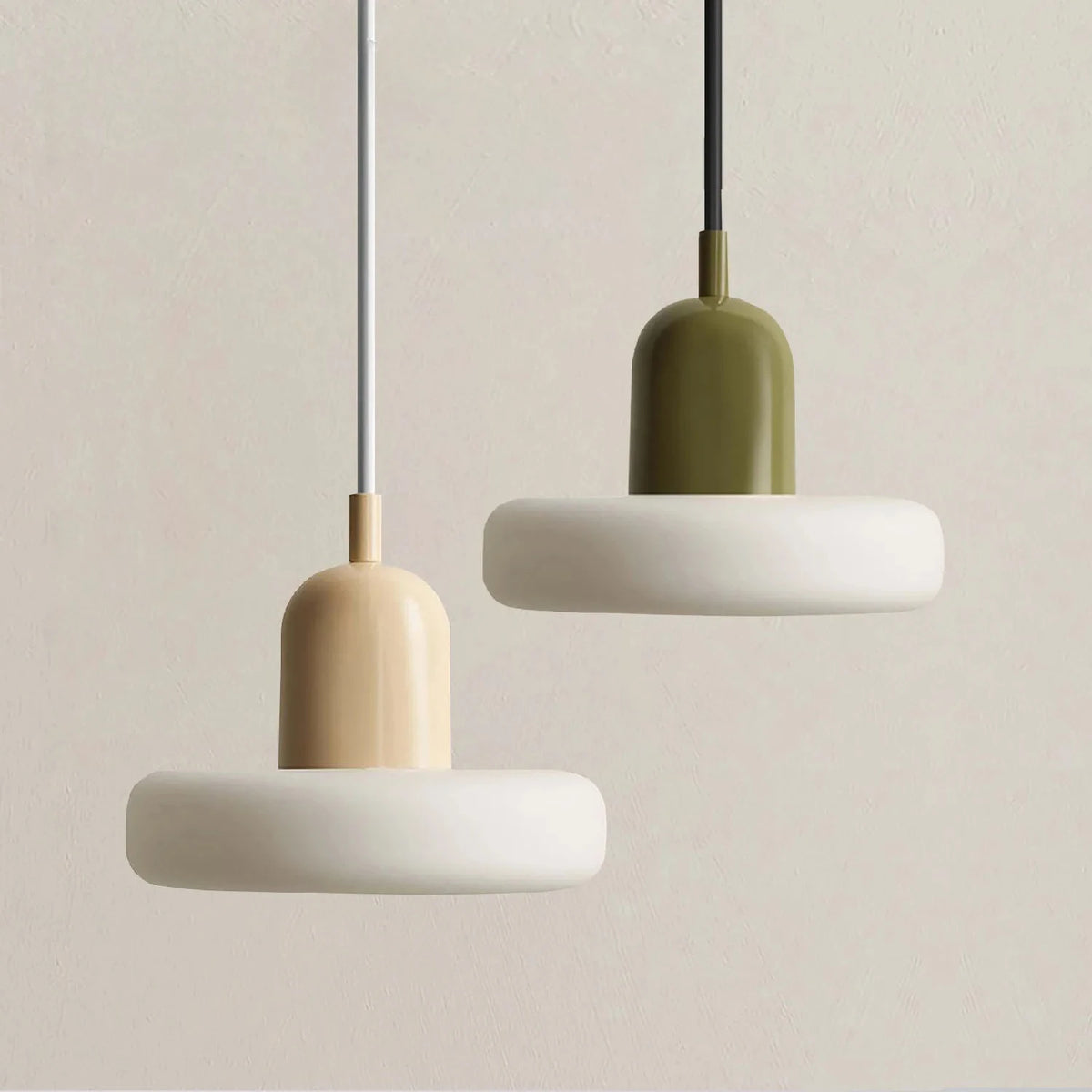 French Cream Style Glass Pendant Light Minimalist Bedside Lamp Bar Counter Restaurant Light Corridor Entrance Lighting Fixture