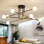 JOYINLED Hot Sales Modern Chandeliers 2/4/6/8BG Simple Decoration Ceiling Lamp Flush Mounted Indoor Room Lights Ceiling
