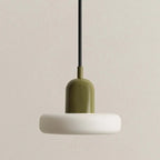 French Cream Style Glass Pendant Light Minimalist Bedside Lamp Bar Counter Restaurant Light Corridor Entrance Lighting Fixture