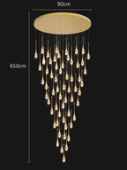 Modern Home Decor Ring Led Lights Pendant Light Lamps for Living Room Chandeliers for Dining Room Hanging Light Indoor Lighting
