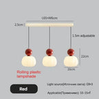 Cream Style Bedroom Pendant Lamp Simple Children'S Bedside Lamp Modern Creative Pumpkin Light Nordic Restaurant Lighting Fixture