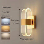 LED Nordic Wall Light Modern Minimalist Creativity Déco Chambre for Staircase Corridor Living Room Bedhead Luminaire Murale