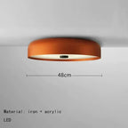 2025 Nordic round Ceiling Light Orange Minimalist Circle Lights for Kitchen Living Room Children'S Room Decor Hallway Aisle Lamp