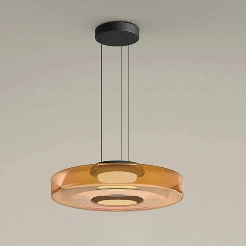 Italian Minimalist Glass Pendant Light Art Creative Modern Decoration LED Chandelier for Home Restaurant Bar Balcony Corridor