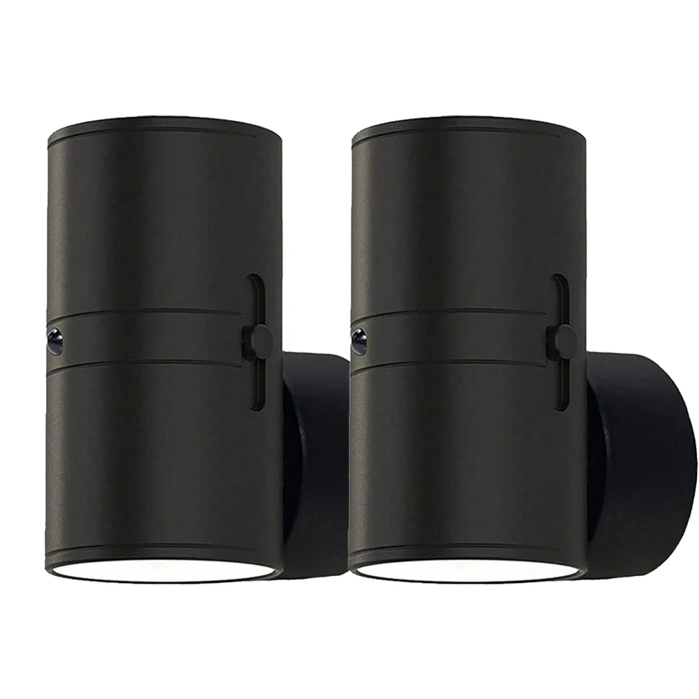 Cylindrical Night Lights Plug into Wall Dimmable LED Nightlight with Light Sensor Adjustable Brightness for Hallway Bedroom