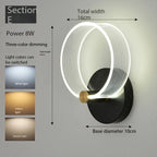 LED Nordic Wall Light Modern Minimalist Creativity Déco Chambre for Staircase Corridor Living Room Bedhead Luminaire Murale
