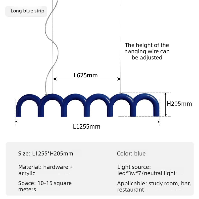 Modern LED Chandelier Minimalist Pendant Light for Restaurant Bar Living Room Kitchen Home Decor Indoor Lighting Hanging Lamp