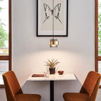Nordic Restaurant Small Pendant Lights, Simple, Modern, Fashionable, Creative, Bedroom, Bedside, Cafe, Single-Head Glass Lamp