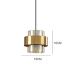 Nordic Restaurant Small Pendant Lights, Simple, Modern, Fashionable, Creative, Bedroom, Bedside, Cafe, Single-Head Glass Lamp