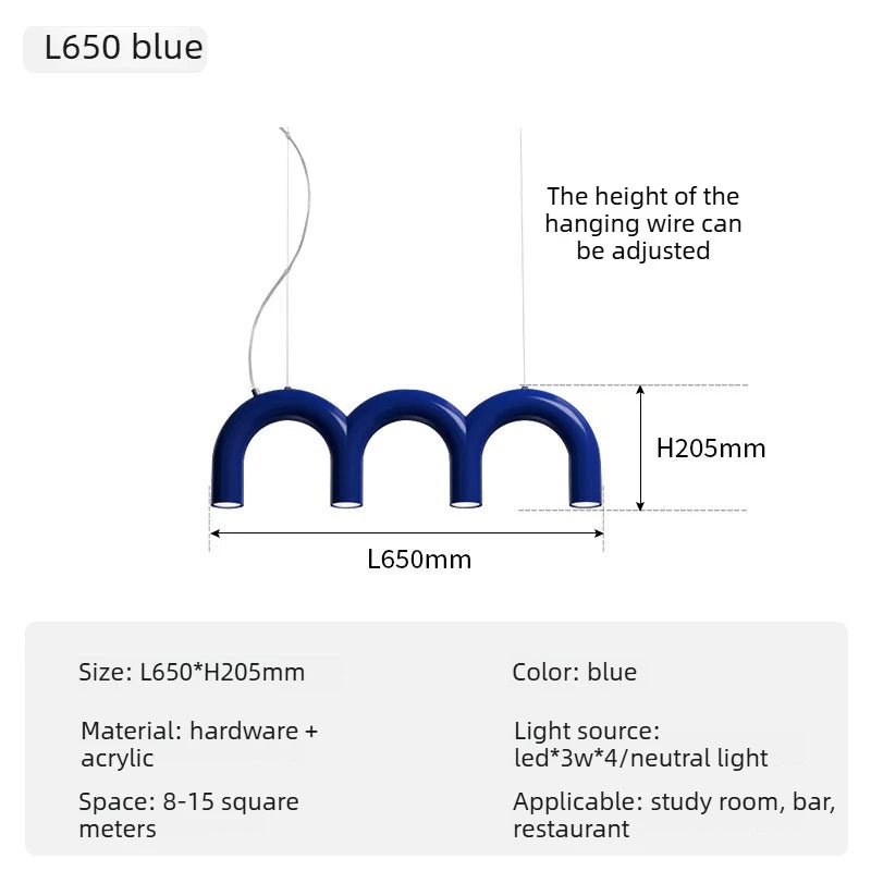 Modern LED Chandelier Minimalist Pendant Light for Restaurant Bar Living Room Kitchen Home Decor Indoor Lighting Hanging Lamp