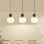 Cream Style Bedroom Pendant Lamp Simple Children'S Bedside Lamp Modern Creative Pumpkin Light Nordic Restaurant Lighting Fixture