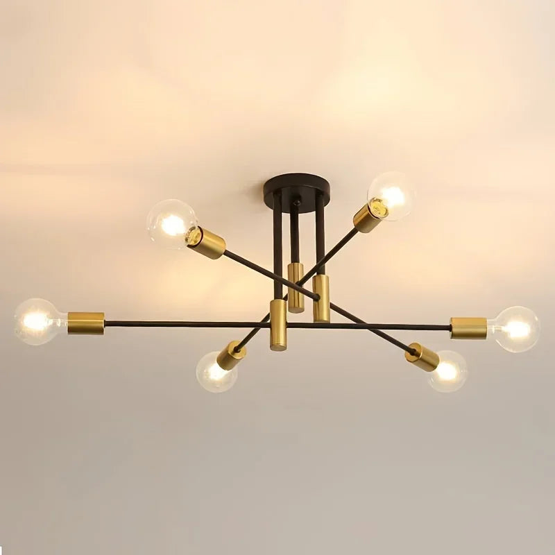 JOYINLED Hot Sales Modern Chandeliers 2/4/6/8BG Simple Decoration Ceiling Lamp Flush Mounted Indoor Room Lights Ceiling