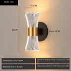 LED Nordic Wall Light Modern Minimalist Creativity Déco Chambre for Staircase Corridor Living Room Bedhead Luminaire Murale