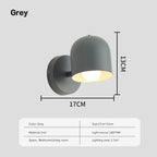 Room Wall Lights Wall Decor Nordic Bedside Wall Lamps Macaroon Steering Head Wood Hanging Sconce Living/Bedroom Reading Lighting