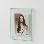 Ins Style Acrylic Photo Frame Colorful Picture Frame without Photos Transparent Table Wall Decoration Hall Bedroom