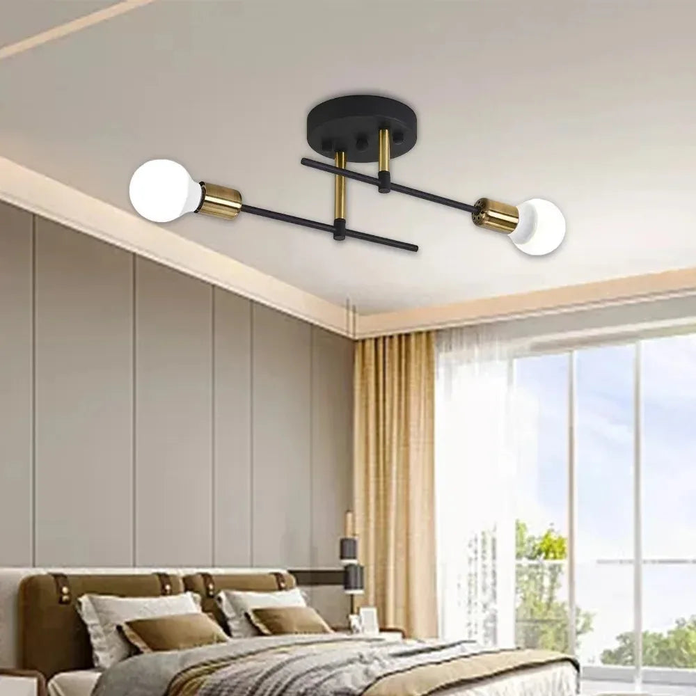 JOYINLED Hot Sales Modern Chandeliers 2/4/6/8BG Simple Decoration Ceiling Lamp Flush Mounted Indoor Room Lights Ceiling