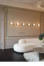 Nordic Globe Glass Wall Lamp Bathroom Mirror Front Minimalist Modern Bedroom Bed Sconce Lighting Fixtures Lamparas Home Decor