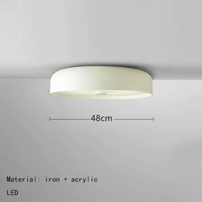2025 Nordic round Ceiling Light Orange Minimalist Circle Lights for Kitchen Living Room Children'S Room Decor Hallway Aisle Lamp