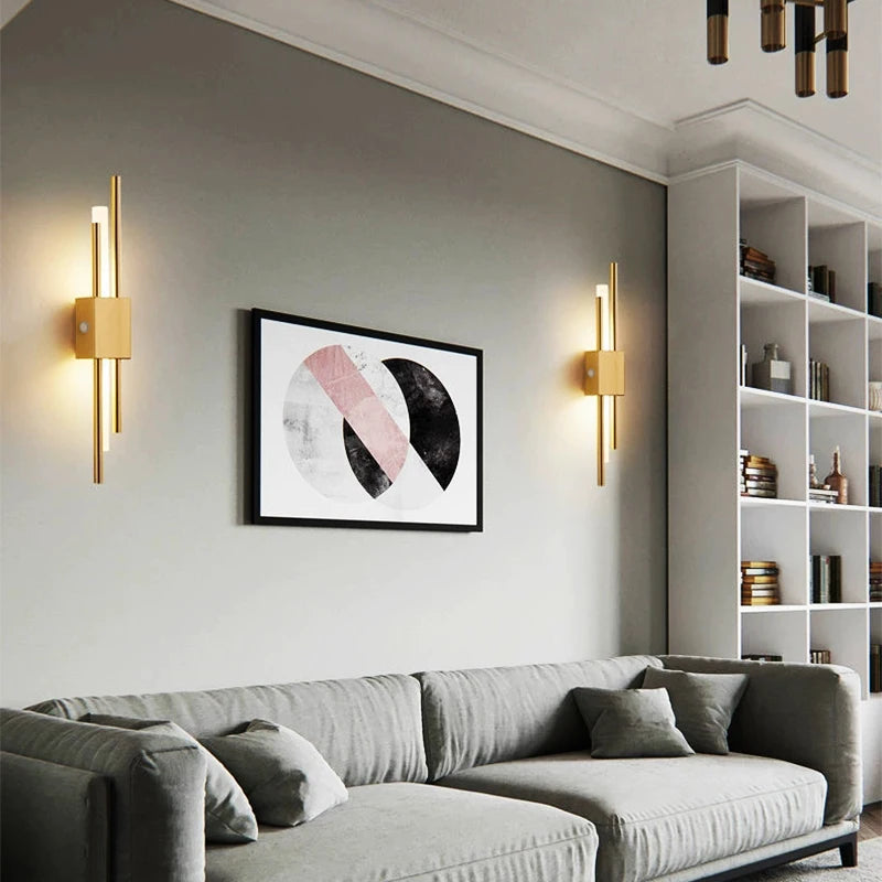 Nordic LED Wall Lamp Rechargeable Indoor Light Plug in Bedroom Bedside Living Room for Home Stairs Decoration Lamps Wall Light