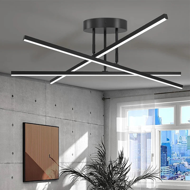 2026New Ceiling Lamp Nordic Modern LED Lamp Living Room Dining Room Bedroom Lights Ceiling Chandelier