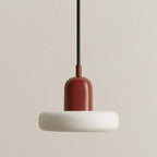 French Cream Style Glass Pendant Light Minimalist Bedside Lamp Bar Counter Restaurant Light Corridor Entrance Lighting Fixture