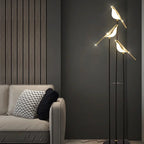 Scandinavia Designer LED Floor Lamps with Bird Illumination Table Desk Light for Bedroom Living Room