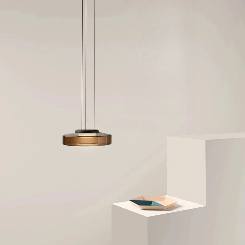 Italian Minimalist Glass Pendant Light Art Creative Modern Decoration LED Chandelier for Home Restaurant Bar Balcony Corridor