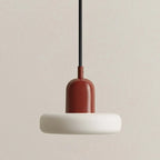 French Cream Style Glass Pendant Light Minimalist Bedside Lamp Bar Counter Restaurant Light Corridor Entrance Lighting Fixture