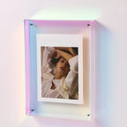 Ins Style Acrylic Photo Frame Colorful Picture Frame without Photos Transparent Table Wall Decoration Hall Bedroom