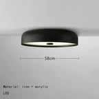 2025 Nordic round Ceiling Light Orange Minimalist Circle Lights for Kitchen Living Room Children'S Room Decor Hallway Aisle Lamp