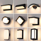 Led Outdoor Wall Light Waterproof IP65 Motion Sensor Outdoor Lighting Porch Lights Balcony Garden Lights Wall Lamp AC85-265V