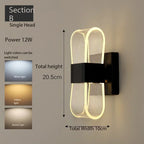 LED Nordic Wall Light Modern Minimalist Creativity Déco Chambre for Staircase Corridor Living Room Bedhead Luminaire Murale