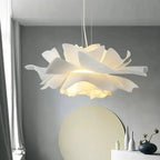 Modern Cream Style Lighting Creative Petal Bedroom Lamp Warm Master Bedroom Room Study Pendant Lamp