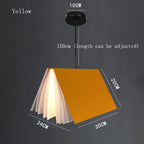Novelty Pendant Lights Book Decoration Hanging Lampsstudy Room Library Minimalist Staircase Lights for Bookstore Decoration