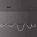 Nordic Home Decor Line Chandeliers for Dining Room Lustre Pendant Lights Hanging Lamps for Ceiling Light Fixture Indoor Lighting