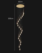 Modern Home Decor Ring Led Lights Pendant Light Lamps for Living Room Chandeliers for Dining Room Hanging Light Indoor Lighting