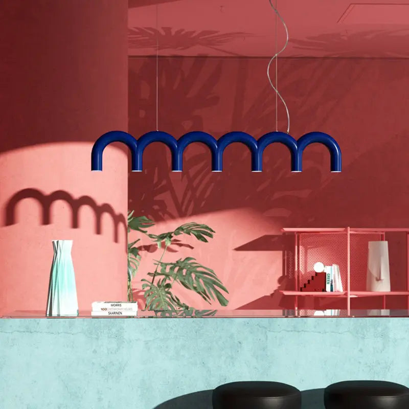 Modern LED Chandelier Minimalist Pendant Light for Restaurant Bar Living Room Kitchen Home Decor Indoor Lighting Hanging Lamp